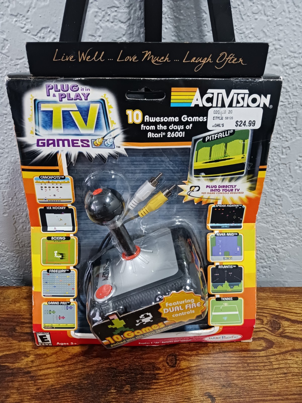 Brand-New Jakks Pacific Activision 10-in-1 TV Games Plug and Play ■Retro