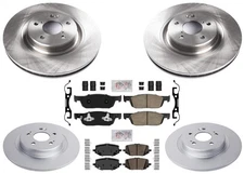 Coated Disc Brake Rotors Ceramic Brake Pads for Acura MDX 3.5L SH-AWD 2022-2025