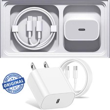 For iPhone 17e 17 16 Pro Max Original Fast Charging Type-C Wall Charger Adapter