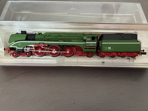 Arnold N 2503, Dampflok BR 02, Nr. 02 0201, DR, Stromlinie, Öltend., grün neu/OV | Zustand: Neu