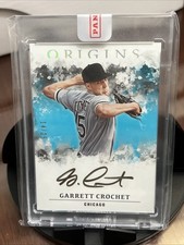 2021 Panini Chronicles Origins Gold Signature Garrett Crochet Rookie Auto /25