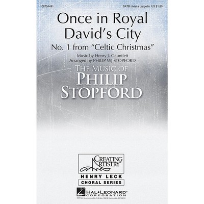 Hal Leonard Once in Royal David's City SATB Divisi arranged by Philip Stopford
