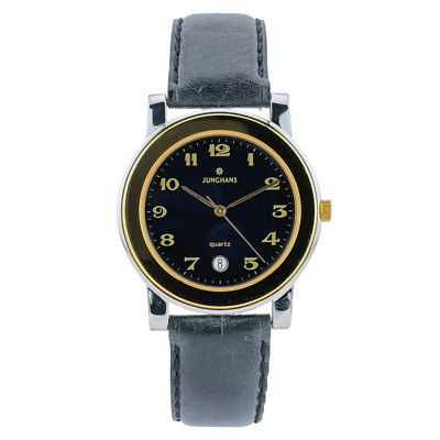 Junghans Quartz Armbanduhr Quarz Edelstahl Silber 35 mm watch Ref. 41/4105