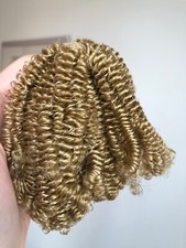 OOAK Doll Head Reroot Small Curly Soft Hair 30g Saran