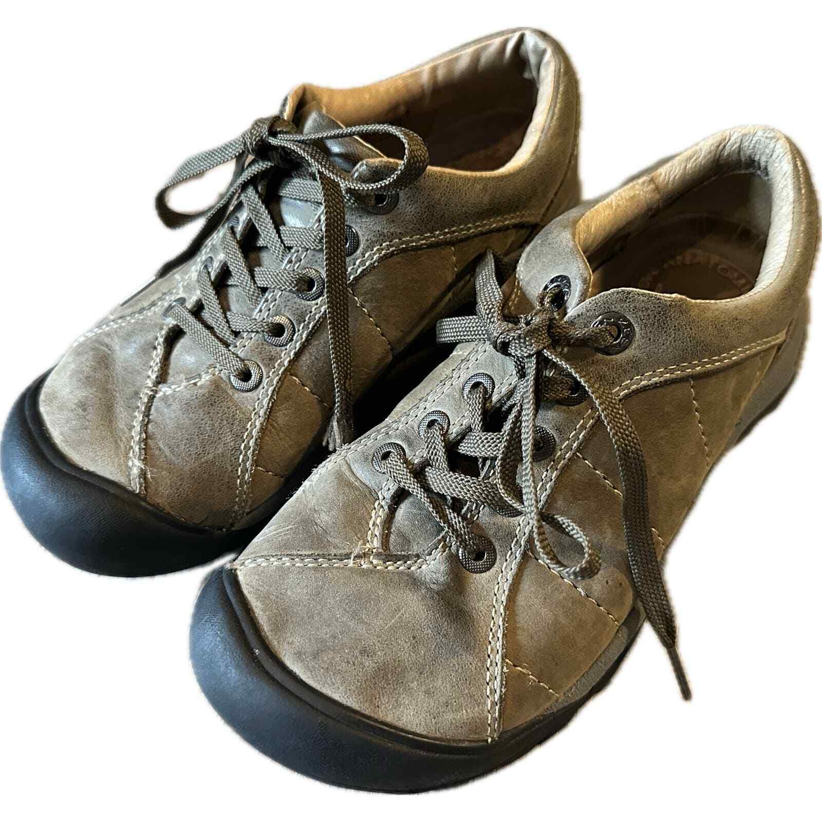 Scarpe da trekking Oxford comode Keen Presidio marroni stringate taglia 6