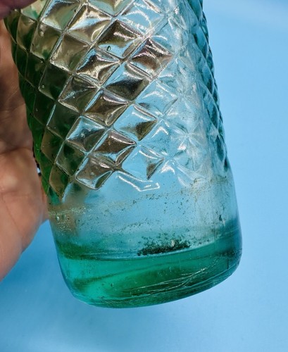 Botella de vidrio verde en relieve Diet-Way con sabor a cola ACL de 10 oz vintage - Imagen 12 de 13