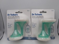 Lot 2 Dr. Talbot's Anti-Colic Bottle Replacement Valves Fits 6 oz Bottles 0m 