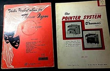 2 Music Books for the Thomas Organ - Victor Herbert Album  Pointer System