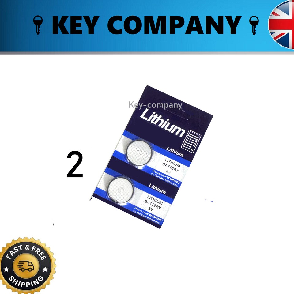 CR2032, CR2016, CR2025, CR2450, CR1220, CR1620, CR1616 Batteries