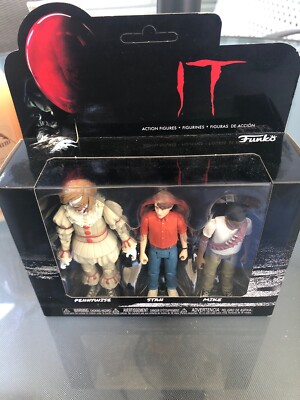 Funko Action Figures: IT Set Pennywise, Stan, and Mike New