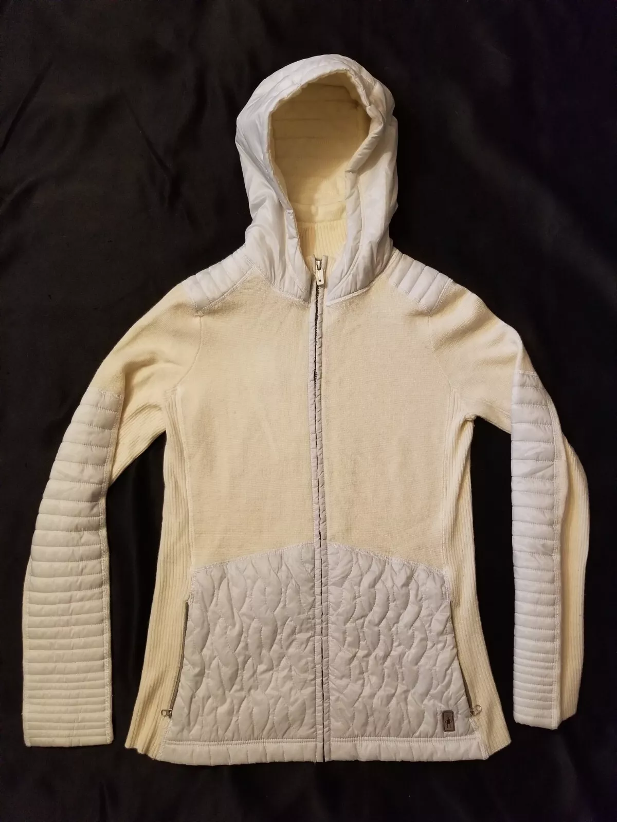 smartwool intraknit merino puffer hybrid full zip hoody jacket