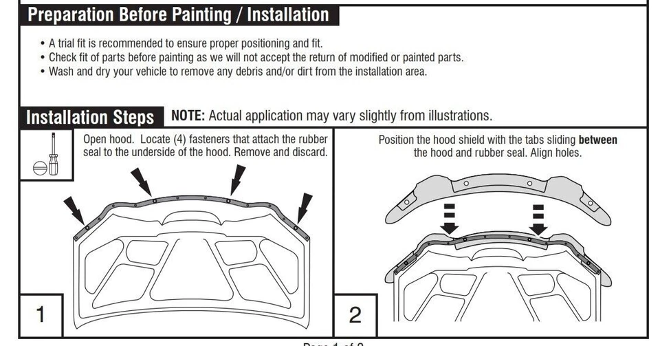 Защитный дефлектор капота Bugflector II для Honda Odyssey 2014-2017 годов выпуска - Изображение 2 из 2