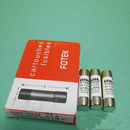 New Accessory 25A Taiwan Yangming FOTEK Fuse F103825A 10*38 6months Warranty/ - Picture 1 of 1