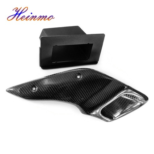For 2015 - 2022 R NINE T Real Carbon Fiber Air Intake Pipe Cover Side Protectors - Foto 5 di 11
