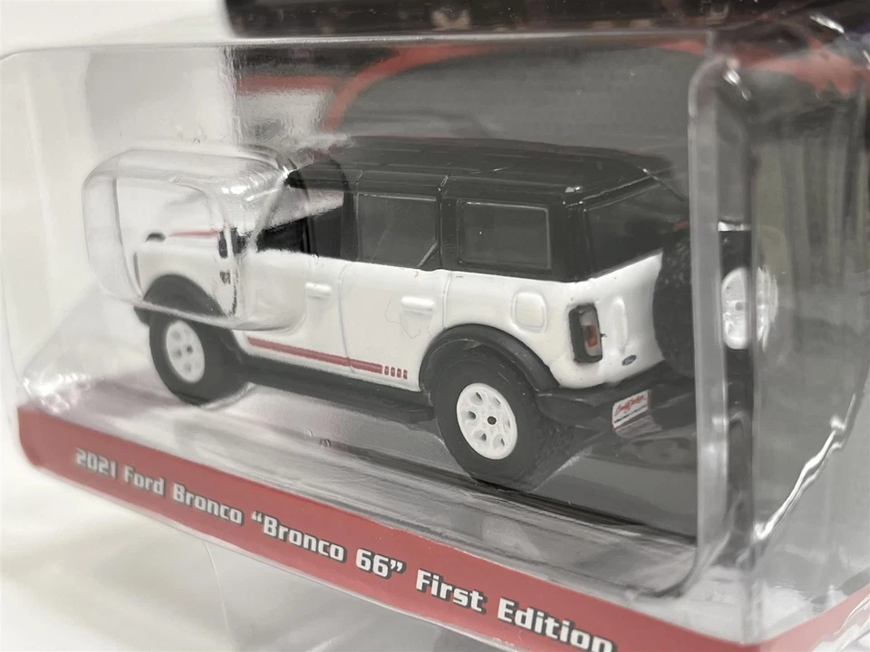Barrett JACKSON 2021 Ford BRONCO 66 Prima Edizione 1:64 Greenlight 37270F - Immagine 4 di 4