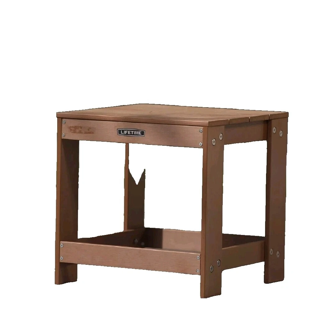 Lifetime Marrón De madera mesas para patio y jardín