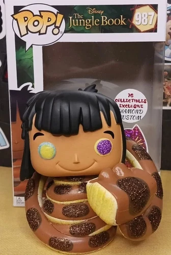 Funko POP! Disney (DIAMOND) Jungle Book Mowgli with Kaa Very Neko Exclusive