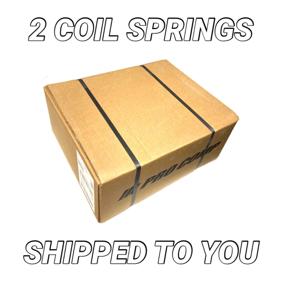 Pro Comp 4 英寸升降前线圈弹簧 (2) 适用于 2018 - 24 吉普牧马人 JL 和角斗士 — 第 3/4 张图片