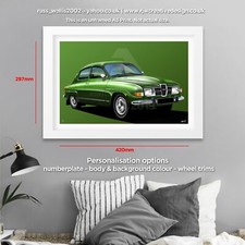 Saab 96  Poster Print