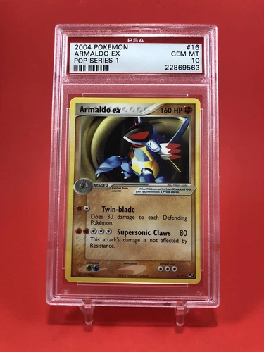 PSA 10 Armaldo Ex POP Series 1 16/17 Non Holo Gem Mint Pokemon Card