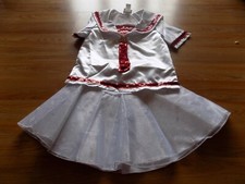 Size Large 10-12 Disney Cruise Line Minnie Mouse Sailor Outfit Nautical Costume
