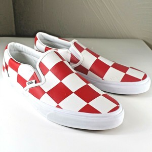 vans classic slip on white leather