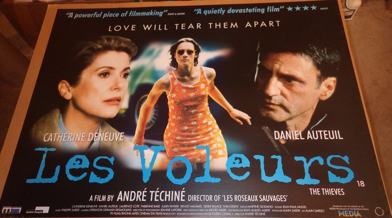 Thieves "Les Voleurs" 1996 30x40" British Quad Daniel Auteuil NOS Movie Poster