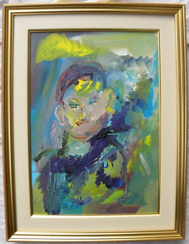 Ernesto TRECCANI (Milano 1920-2009) VOLTO di RAGAZZO 2002 OLIO su TELA cm 50x35 - Picture 7 of 10