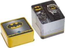 Accutime Kids Batman Digital Display Black Quartz Watch BAT4045AZ