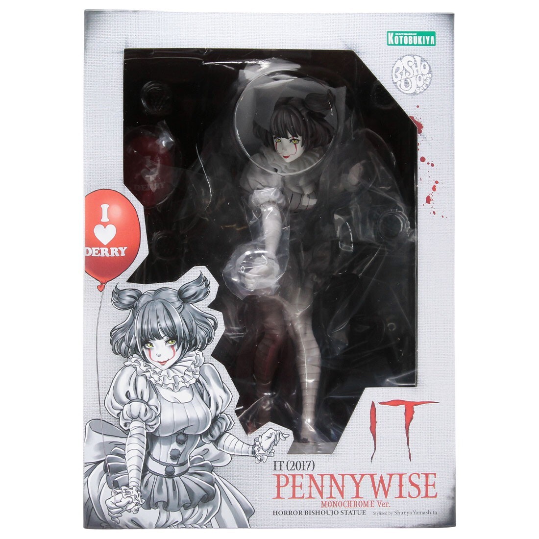コトブキヤ ペニーワイズ(2017) モノクロームVer. 1/7 HORROR美少女 IT コトブキヤ ペニーワイズ(2017) モノクロームVer. 1/7 HORROR美少女 IT