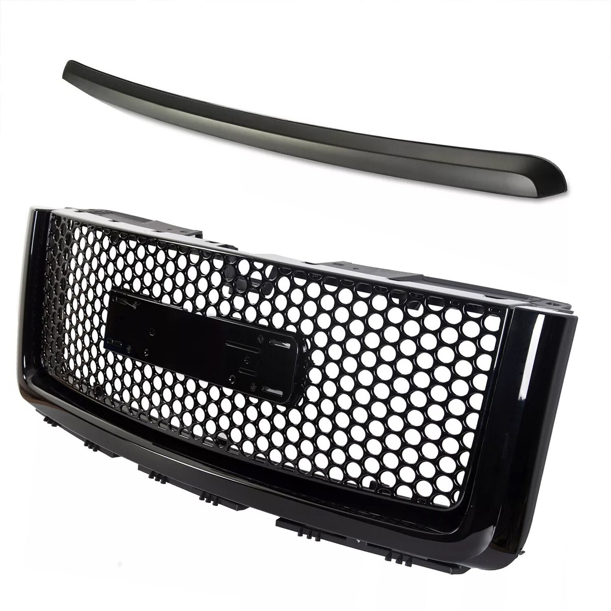 Fts 07-13 GMC Serra 1500 Denal Front Upper Hood Grll Grlle New