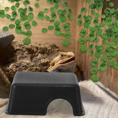Reptile Tank Hide Plastic Hermit Crab Cave Reptile Shelter Reptile Hideout - Picture 7 of 12