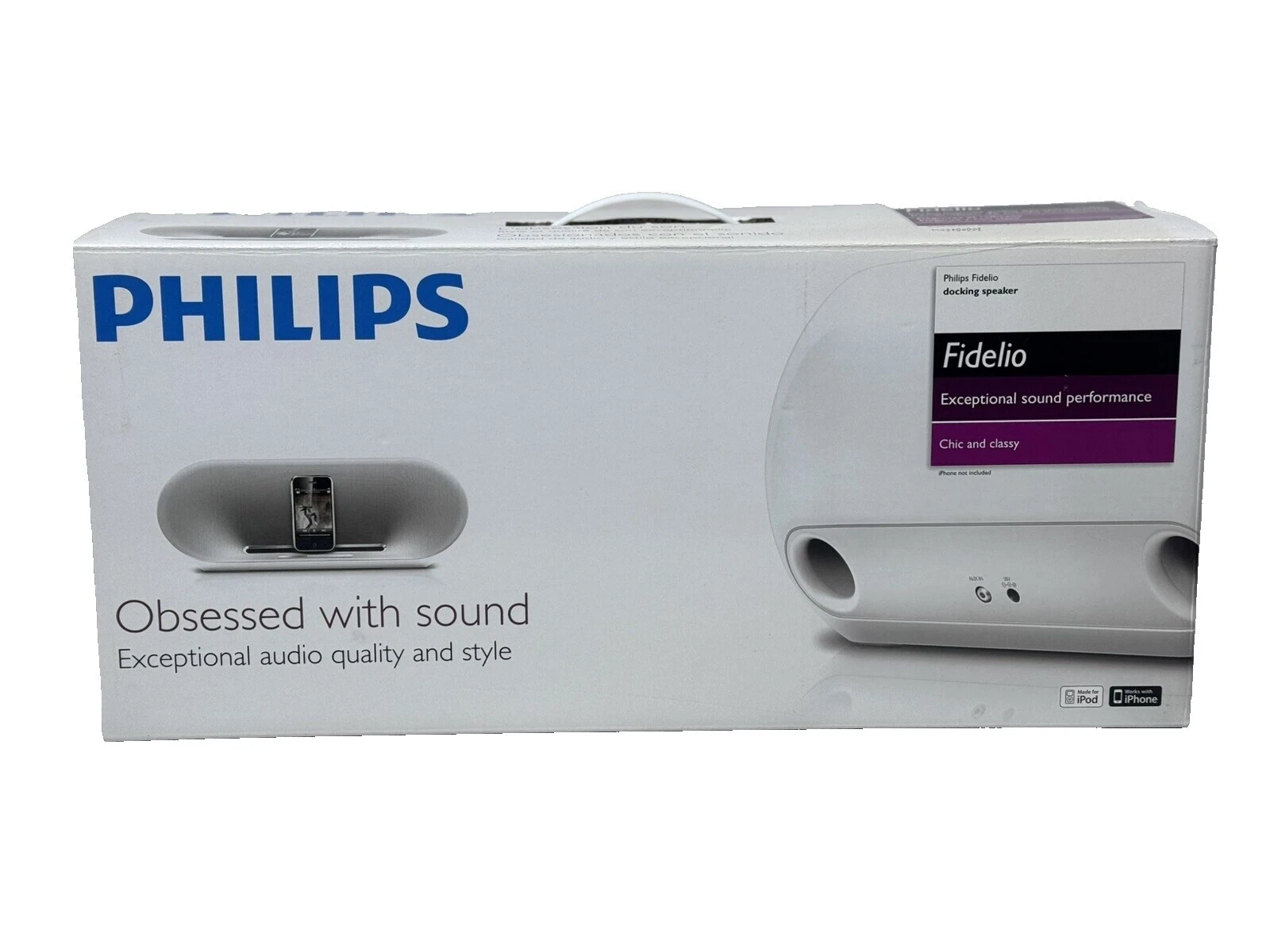 Reproductor de Audio Philips Muelles y mini altavoces para Universal