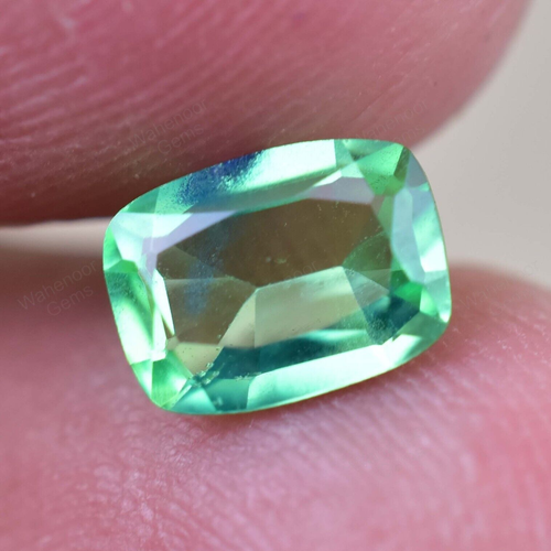 Unbeheizter natürlicher zweifarbiger Saphir 1,30 ct Kissen AGL zertifiziert Ceylon Edelstein - Bild 2 von 7