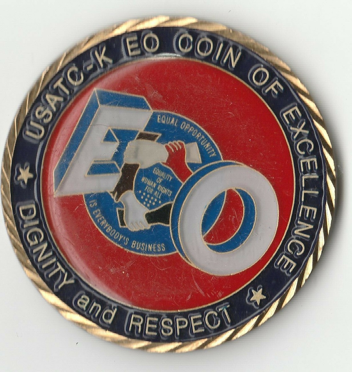 USATC-K EO EQUAL OPPORTUNITY KOREA Challenge Coin 2