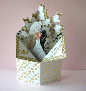 Edle 3d Hochzeitskarte Geldgeschenk Hochzeit Gutschein Ebay