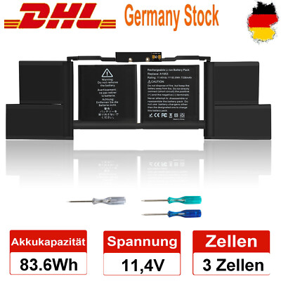 A1953 A1990 Akku Für Apple MacBook Pro 15'' Touch A1990 Mid 2018 2019 BATTERIE