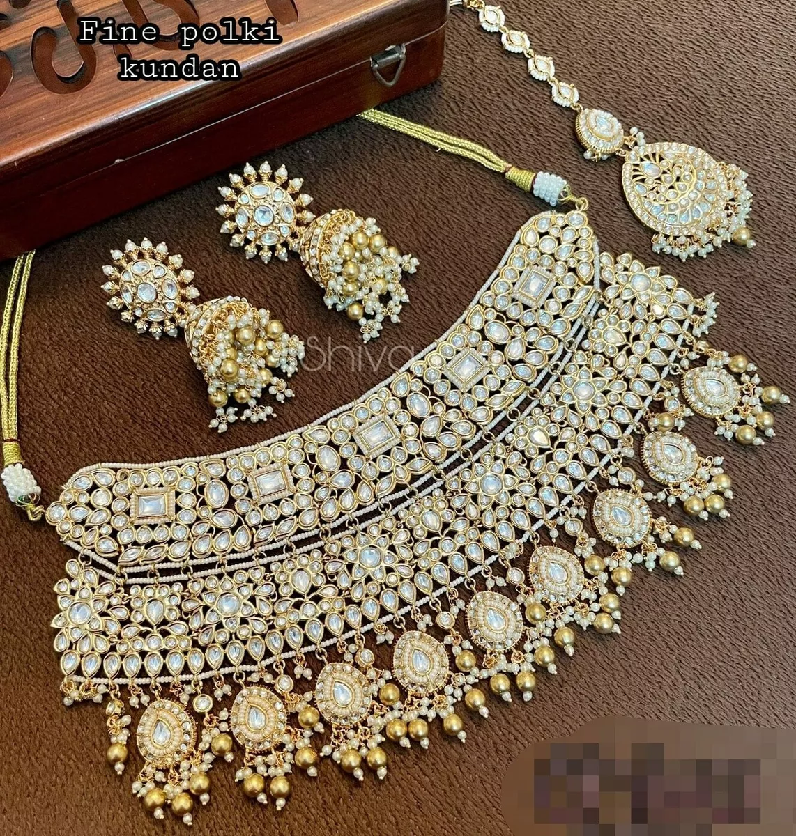 Polki bridal deals jewellery sets