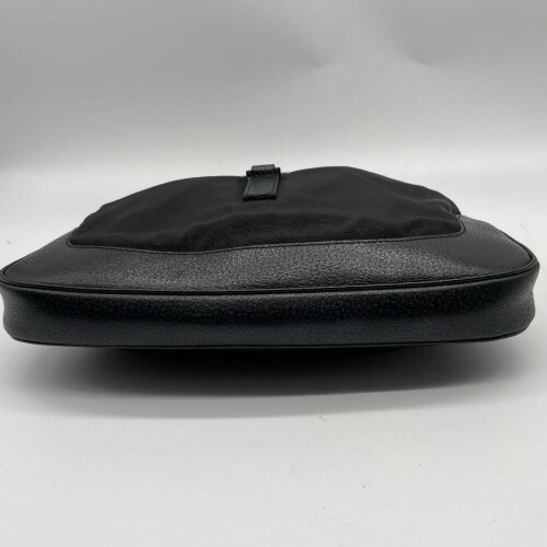 Beautiful item✨Gucci one-shoulder bag Jackie nylon leather black