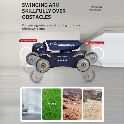 4WD RC Monster Truck Off-Road Vehicle 2.4G Remote Control Car Toys Gifts Kids US - Picture 22 of 25