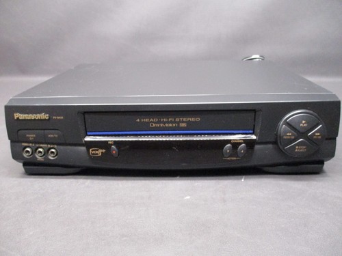 Panasonic Omnivision Blue Line VCR VHS Player 4 Head Hi-Fi PV-9451 Tested Works