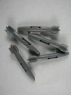 1980s GI Joe Lot of 5 Light Gray Small Missiles 3.75" inch action figure #1