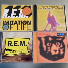 R.E.M. LOT OF 4: Imitation Of Life IMPORT, Monster, Out Of Time, End Of ?? Track