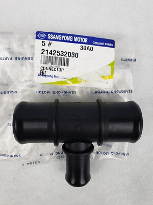 GENUINE SSANGYONG MUSSO SPORTS UTE 2.9 L TURBO DIESEL RADIATOR HOSE CONNECTOR