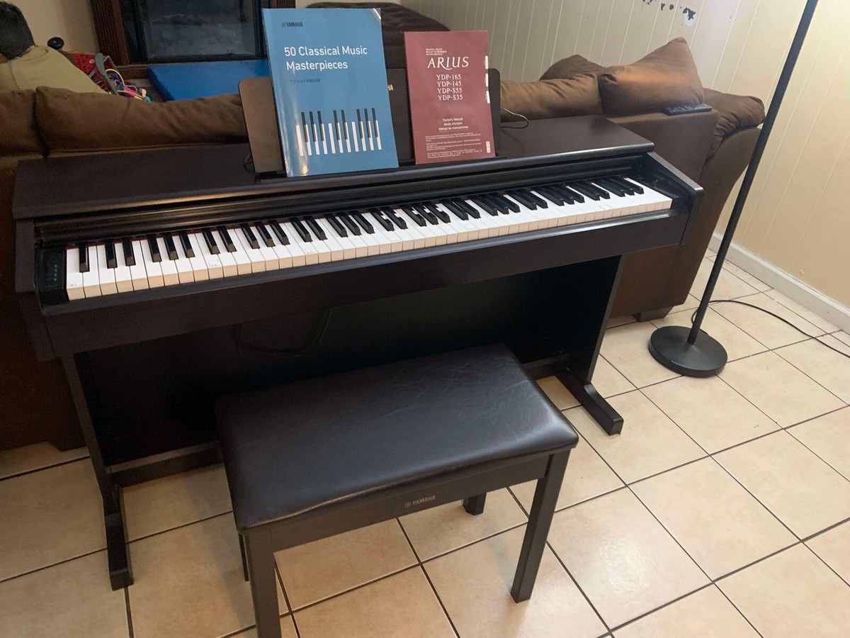 Yamaha YDP 144 Arius Series Piano With bench | eBay