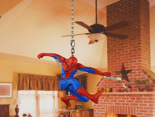 Marvel Amazing Spider Man Ceiling Fan Pull Light Lamp Chain Decoration K1223 A