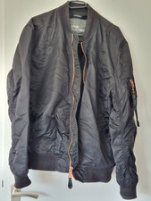Alpha Industries Herren Bomberjacke XL Schwar...