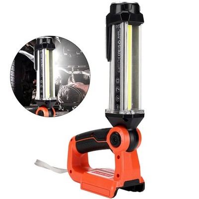 2000LM 35W Cordless LED Spotlight Work Light for Black+Decker 20V Li-ion Battery