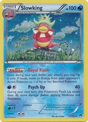 Pokémon TCG - Slowking - 21/122 - Alternate Holo - XY: Breakpoint [Near Mint]
