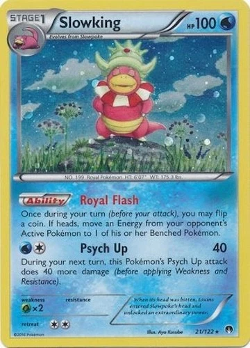 Pokémon TCG - Slowking - 21/122 - Alternate Holo - XY: Breakpoint [Near Mint]